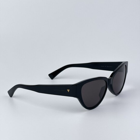 Bottega Veneta Women Black Grey Cat Eye BRAND NEW Sunglasses BV1319S 001 - Picture 5 of 11